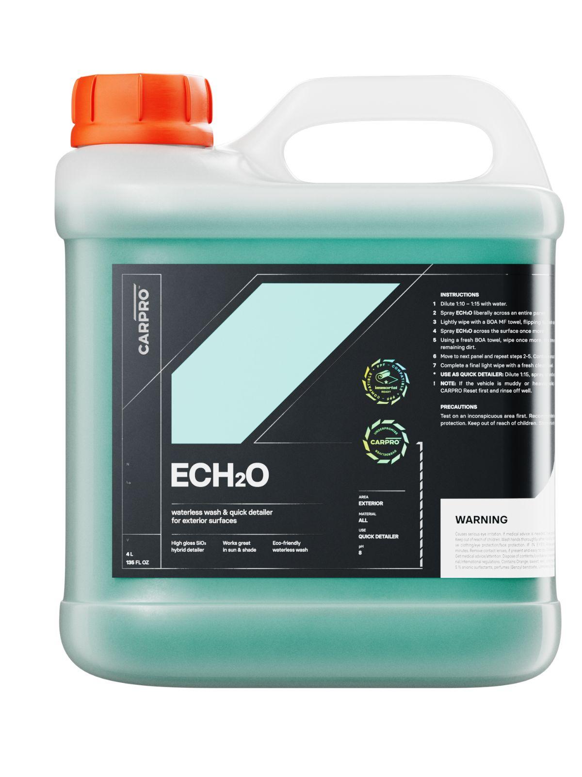 ECH2O WATERLESS WASH & QUICK DETAILER 4L