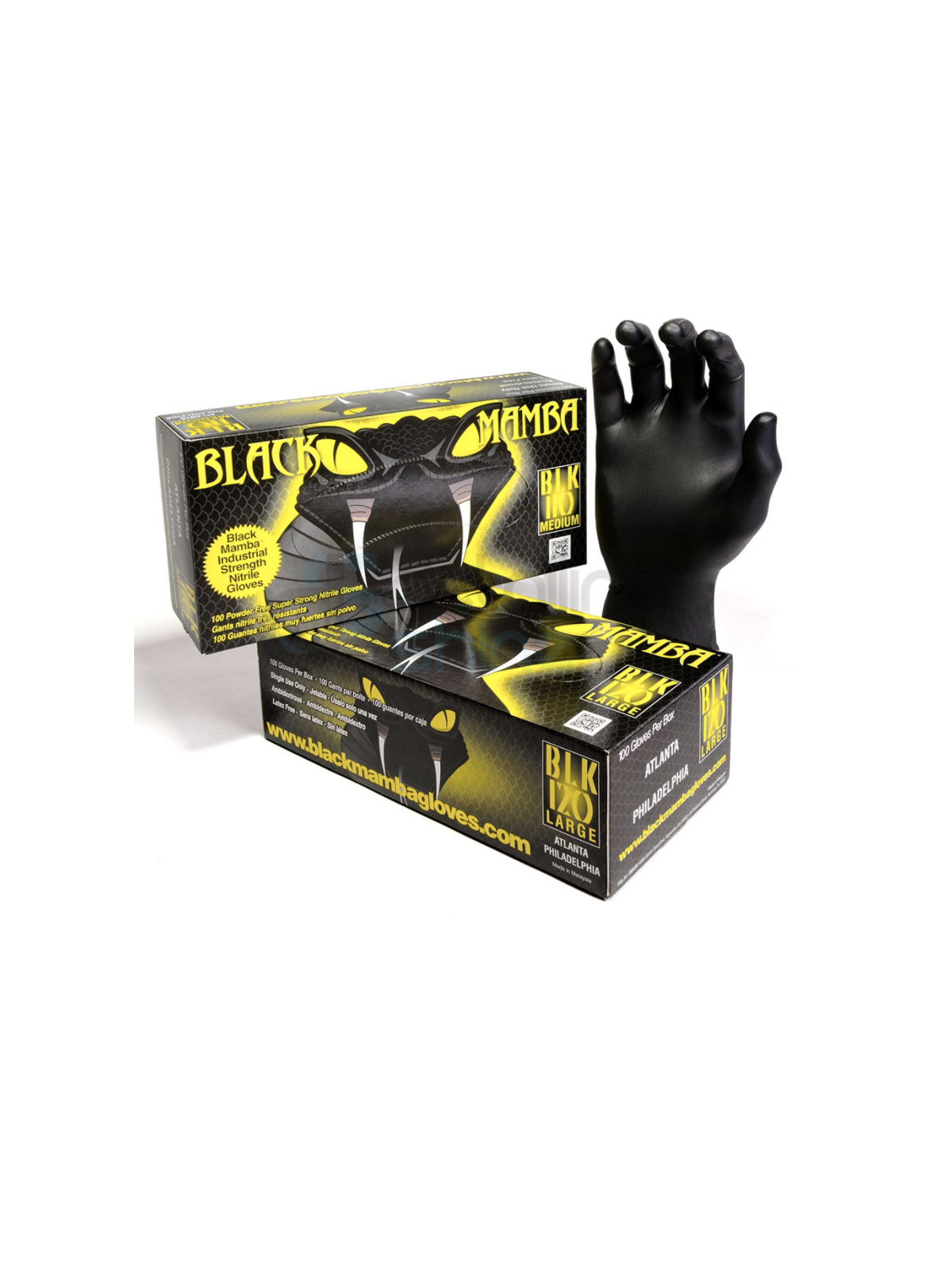 GANTS BLACK MAMBA (nitrile)