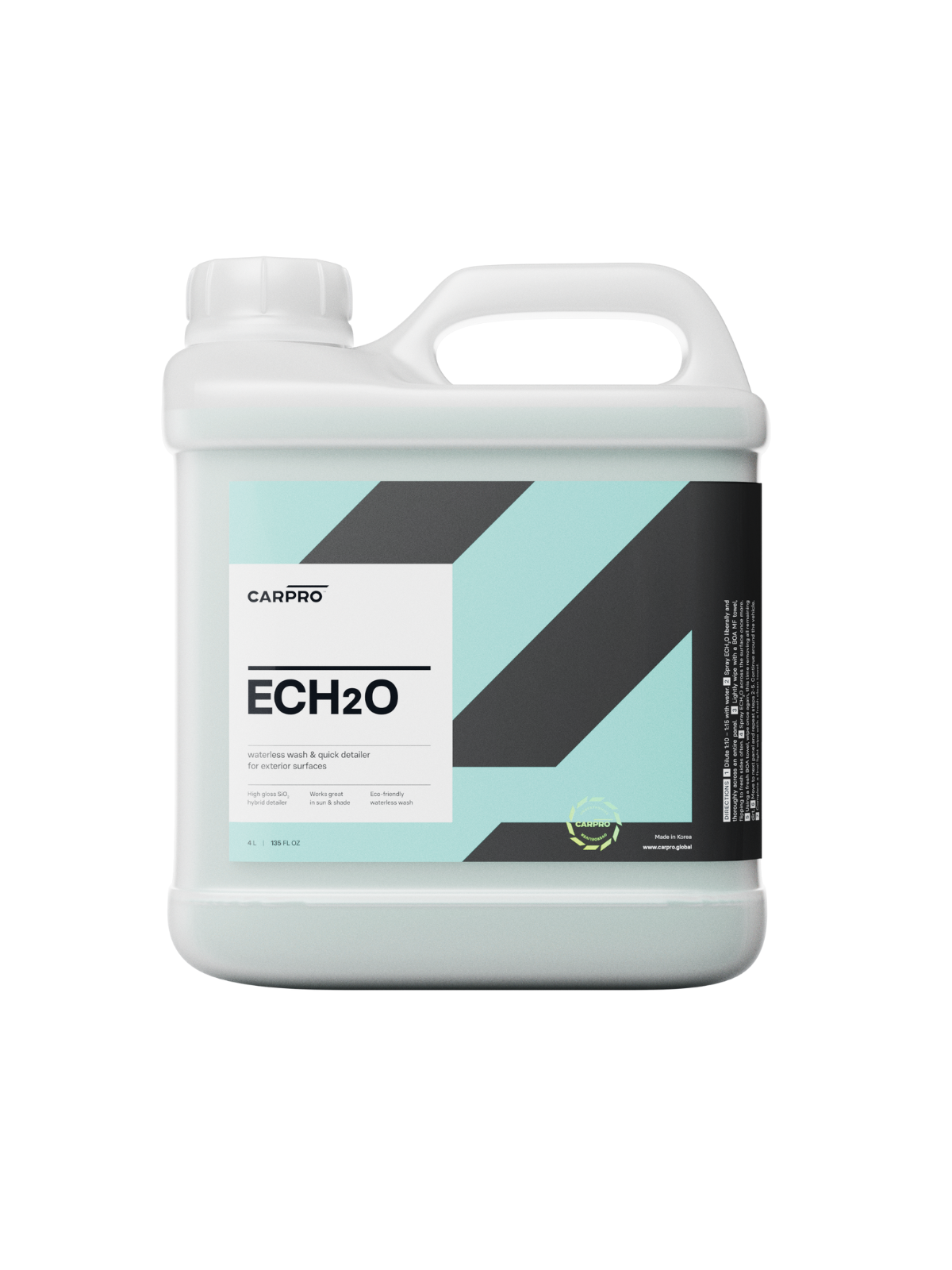 ECH2O WATERLESS WASH & QUICK DETAILER 4L